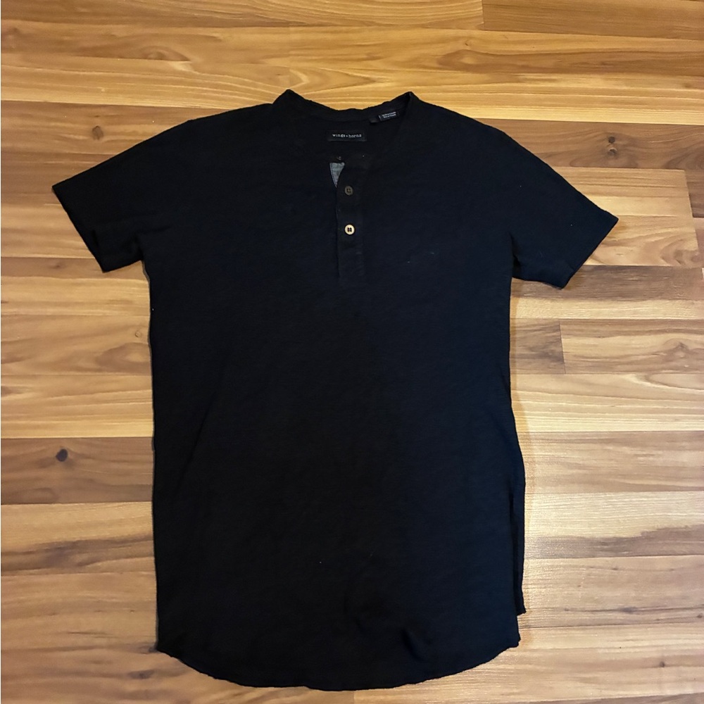 Wings + Horns Black Short Sleeve Tee
